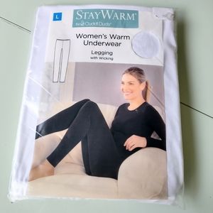 Stay Warm CUDDL DUDS Leggings Large Thermal Layer